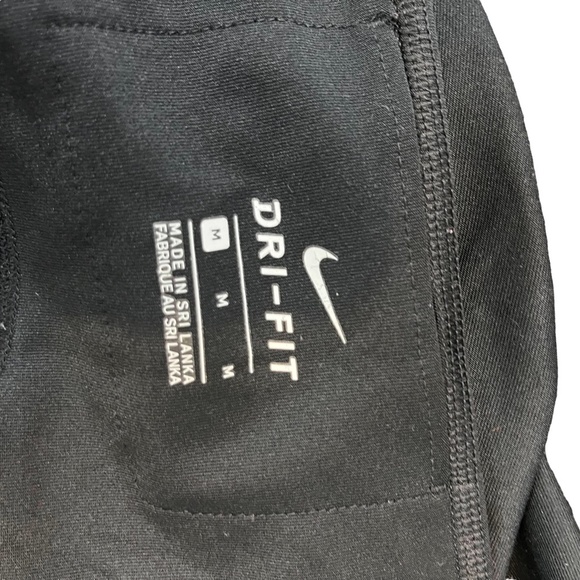 NIKE DRI-FIT Black Skinny POWER Tight Fit Training 802954-010 Leggings Pants  M - Picture 15 of 16